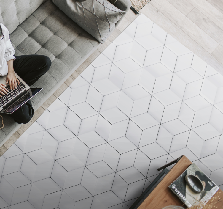 Geometric Patterned Surface geometric rugs - TenStickers