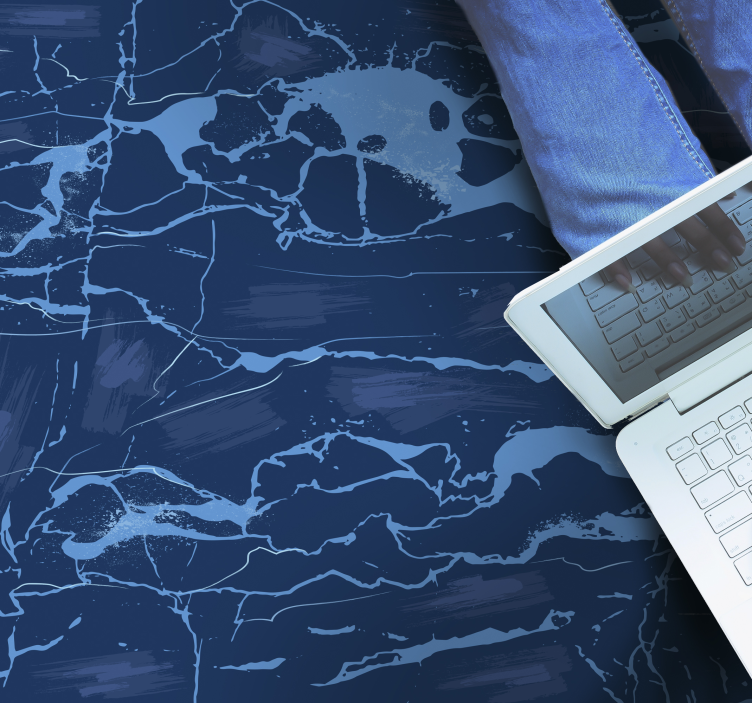 Marble Surface Effect marble vinyl rug - TenStickers