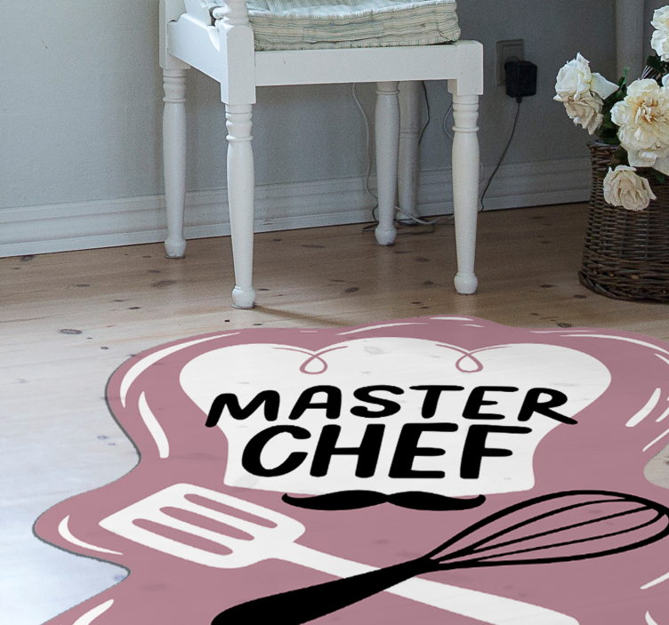 Master chef kitchen floor tiles - TenStickers