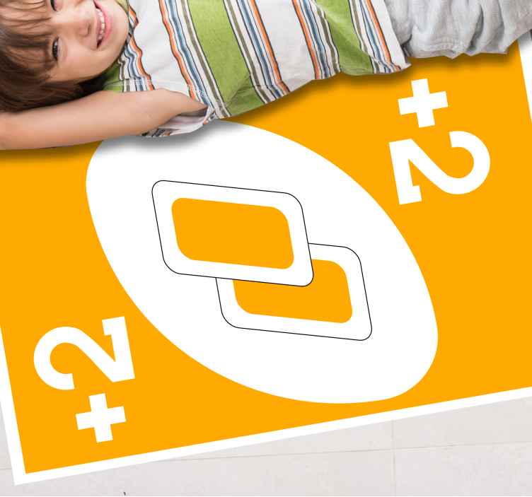 +2  card gaming vinyl rug - TenStickers