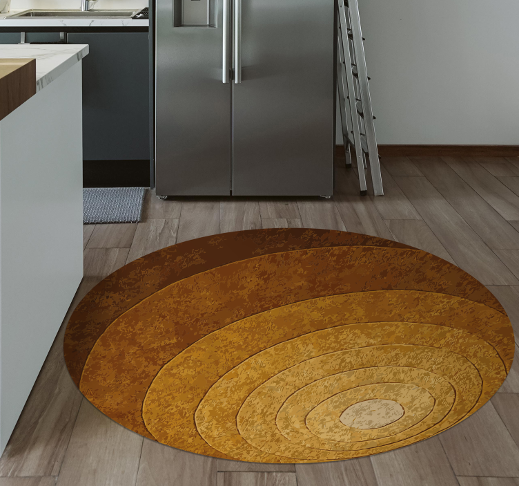 Nature layers wood vinyl rug - TenStickers