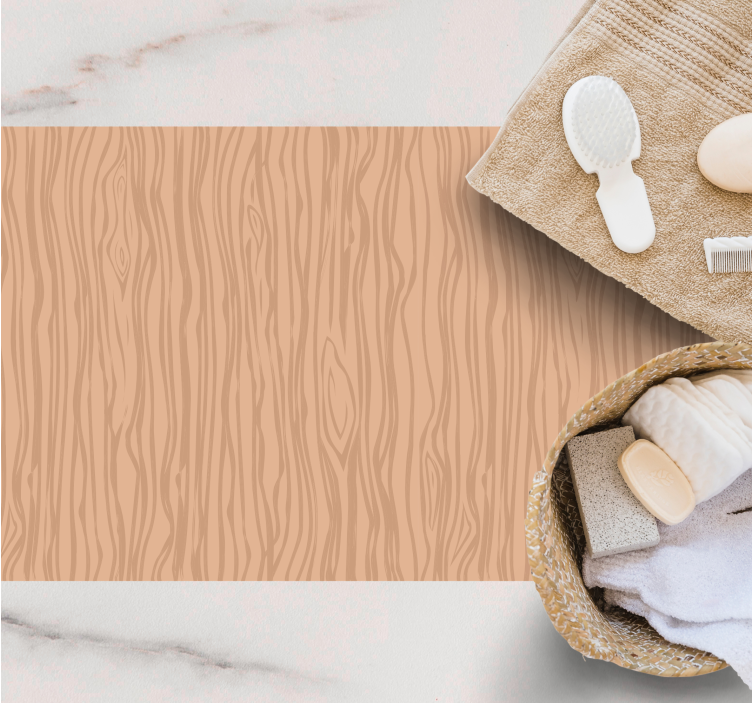 Natural Texture wood vinyl rug - TenStickers