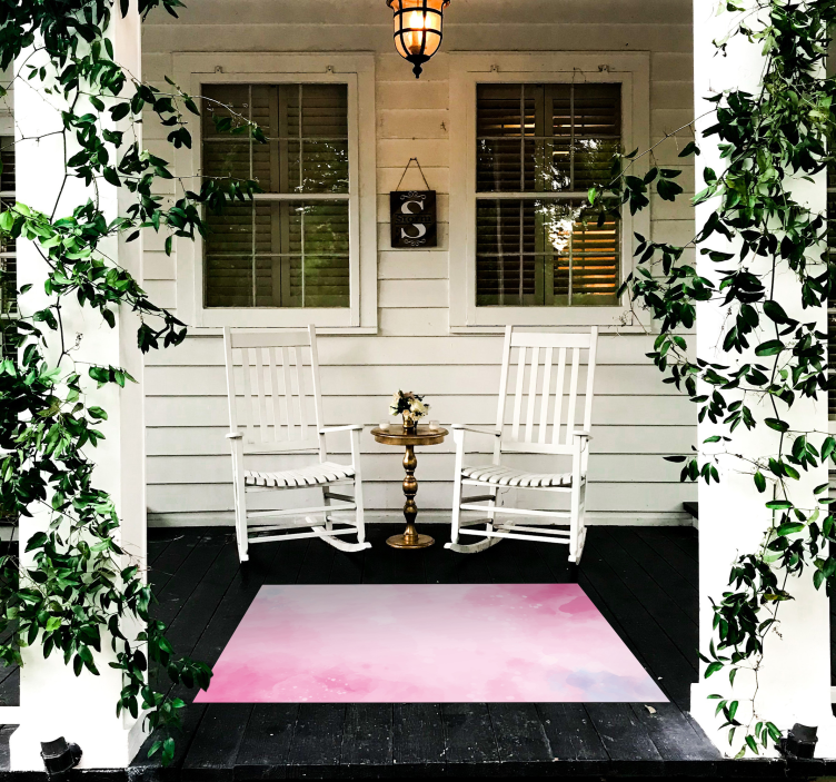 Pink watercolours texture carpet - TenStickers