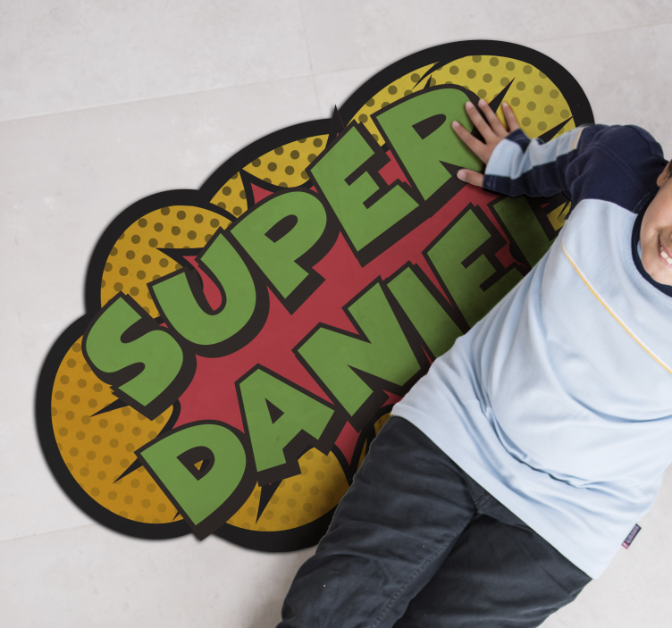 Super Power personalised mat - TenStickers