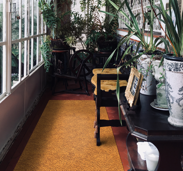 Textured Amber Surface textured vinyl rug - TenStickers