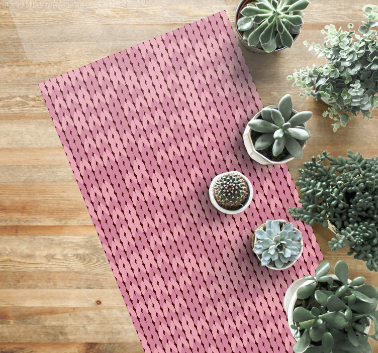 Textured Weave textured vinyl rug - TenStickers