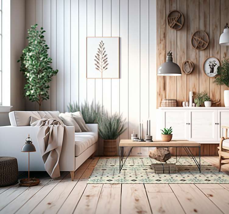 Traditional nordic design  nordic rug - TenStickers