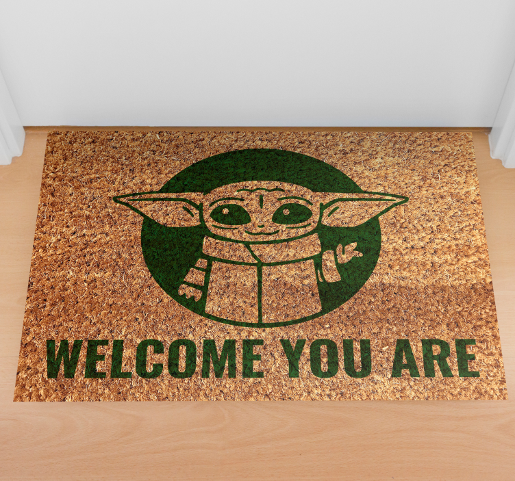 Welcome mat star wars entrance hall tiles - TenStickers