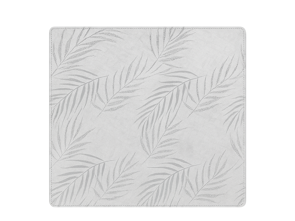 Subtle palm fronds outdoor vinyl rug - TenStickers