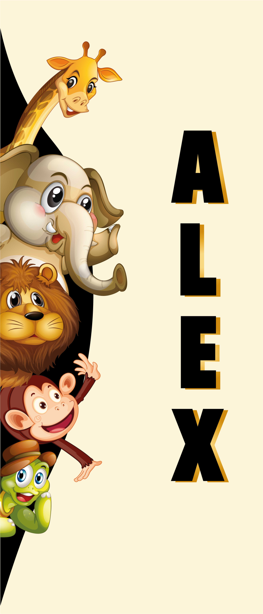 3d adorable creatures animal vinyl rug - TenStickers