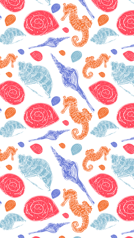 Animal vinyl rug undersea pattern - TenStickers