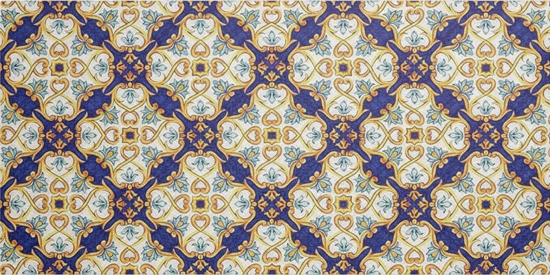 Kitchen vinyl rug regal mediterranean style - TenStickers