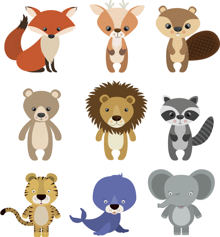 Decoration box animal vinyl rug - TenStickers