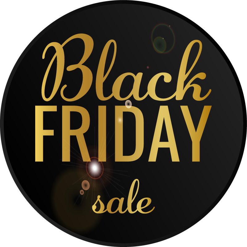 Black friday vinyl rug elegant black friday offer - TenStickers