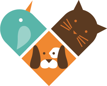 Animal vinyl rug colorful animal faces - TenStickers