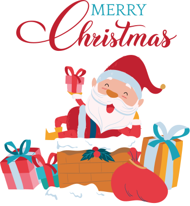 Christmas vinyl rug we have a merry christmas - TenStickers