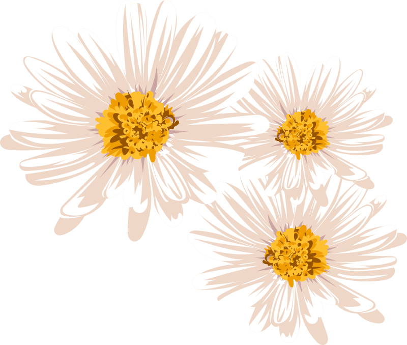 Charming floral arrangement flower vinyl rug - TenStickers