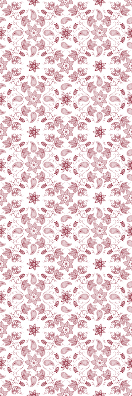 Flower vinyl rug floral design mat - TenStickers