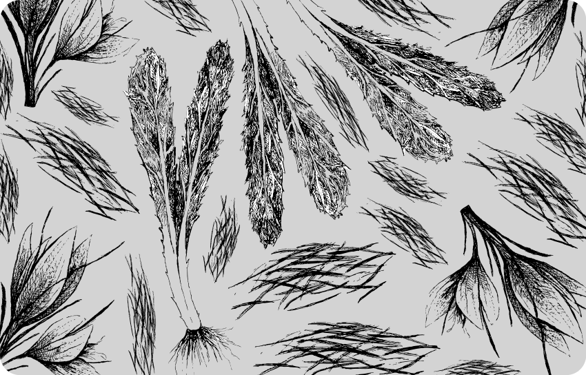 Flower vinyl rug in dried grey pattern - TenStickers