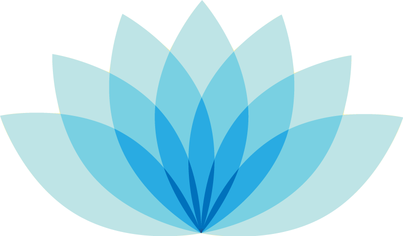 Flower vinyl rug in monochrome lotus design - TenStickers