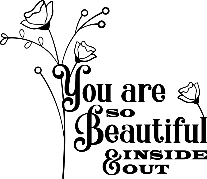 Flower vinyl rug beautiful flower inside out - TenStickers