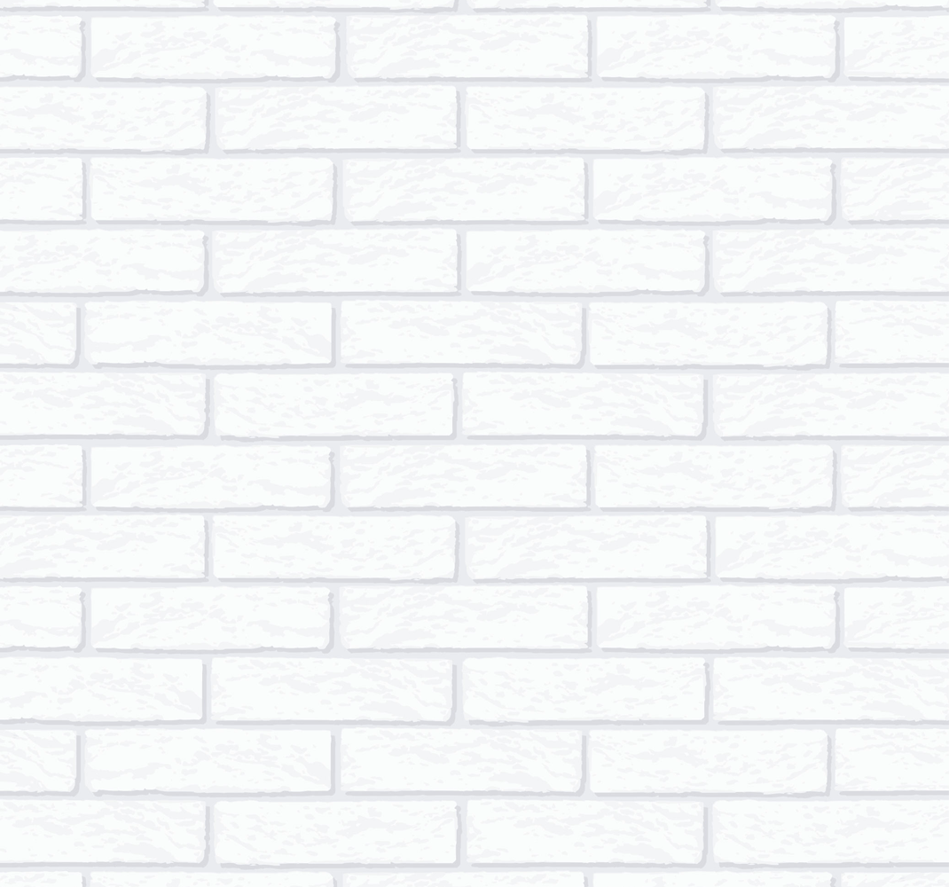 Kitchen vinyl rug in white brick pattern - TenStickers