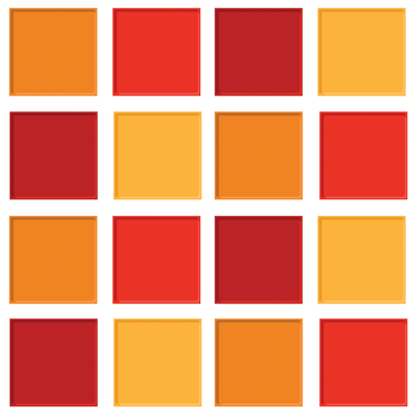 Warm tiles bathroom vinyl rug - TenStickers