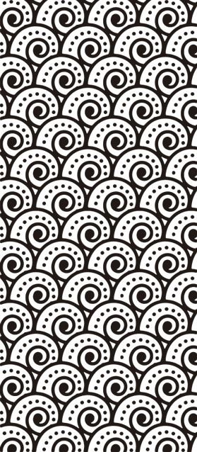 Tsunami effect bathroom vinyl rug - TenStickers