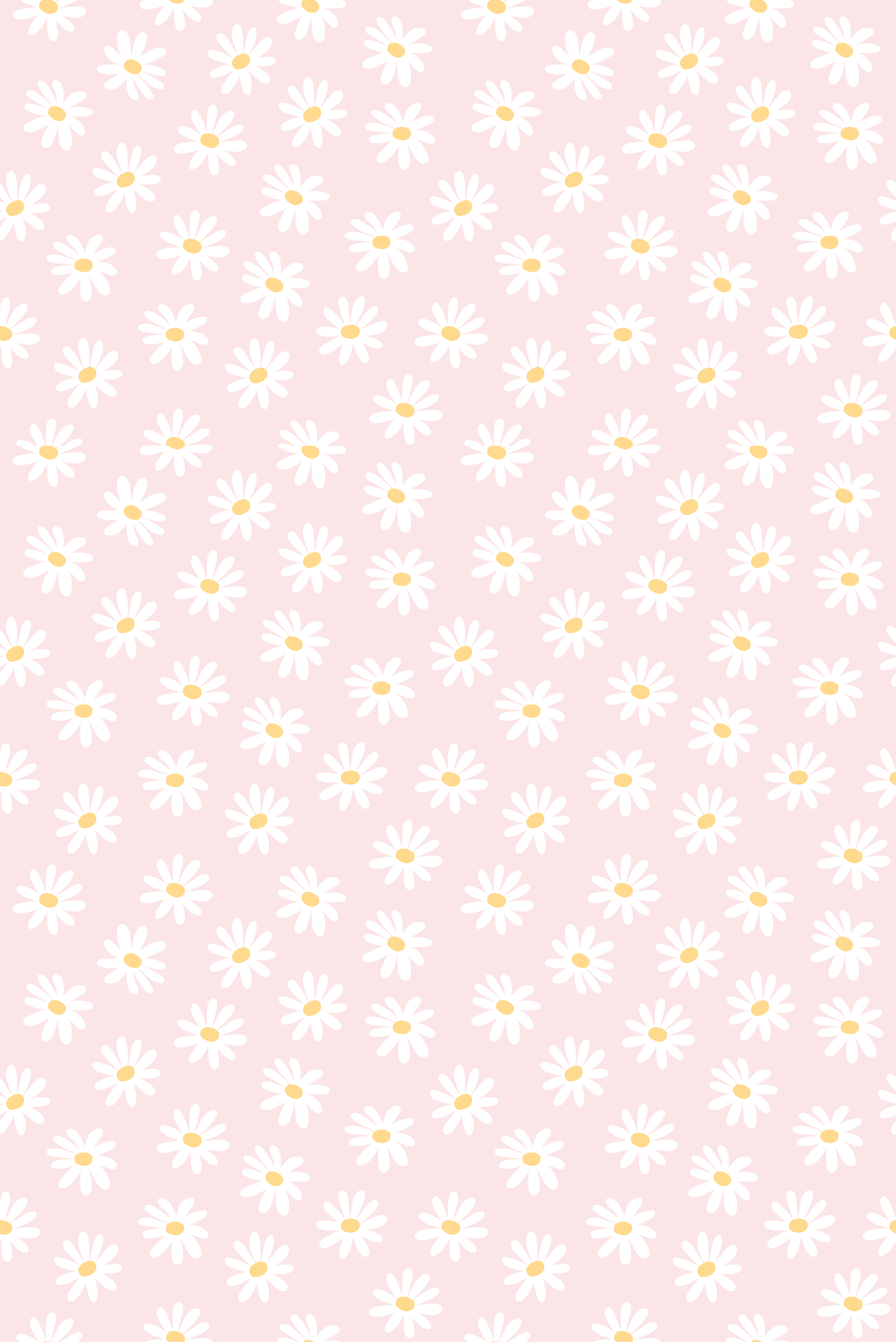 Flower vinyl rug daisy flower design - TenStickers