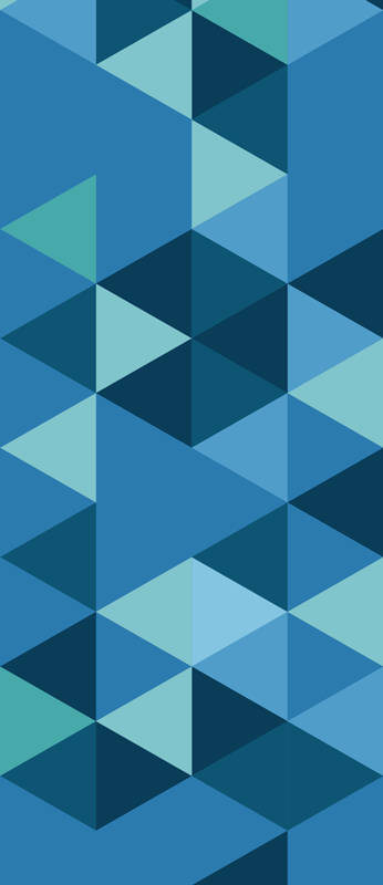 Geometric vinyl rug geometric squares blue - TenStickers