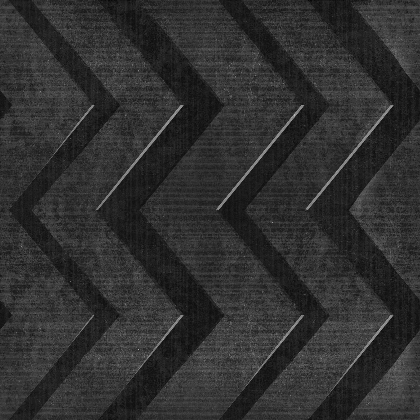 Bedroom vinyl rug with black steel stripes - TenStickers