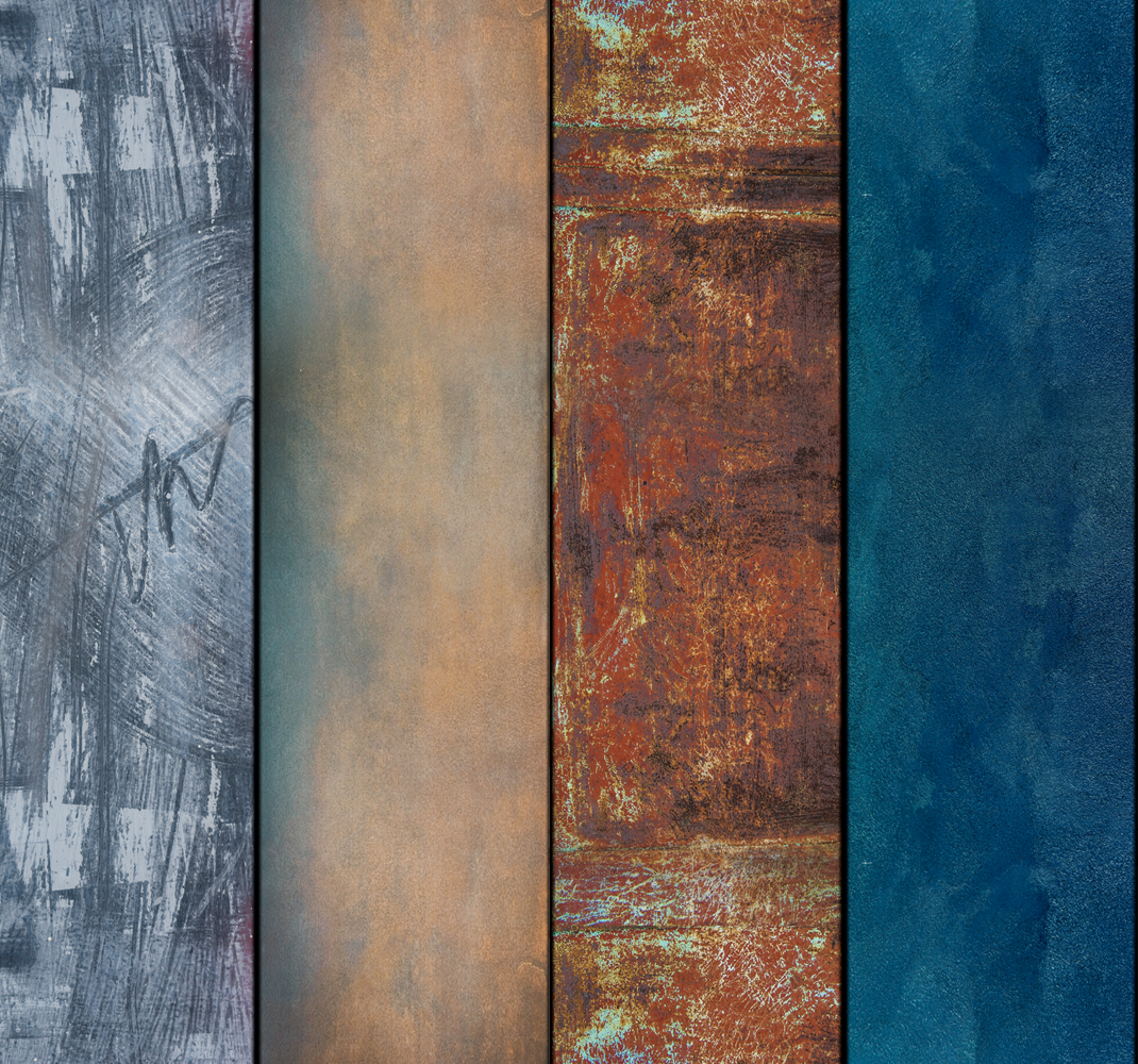 Bedroom vinyl rug with abstract textured design - TenStickers