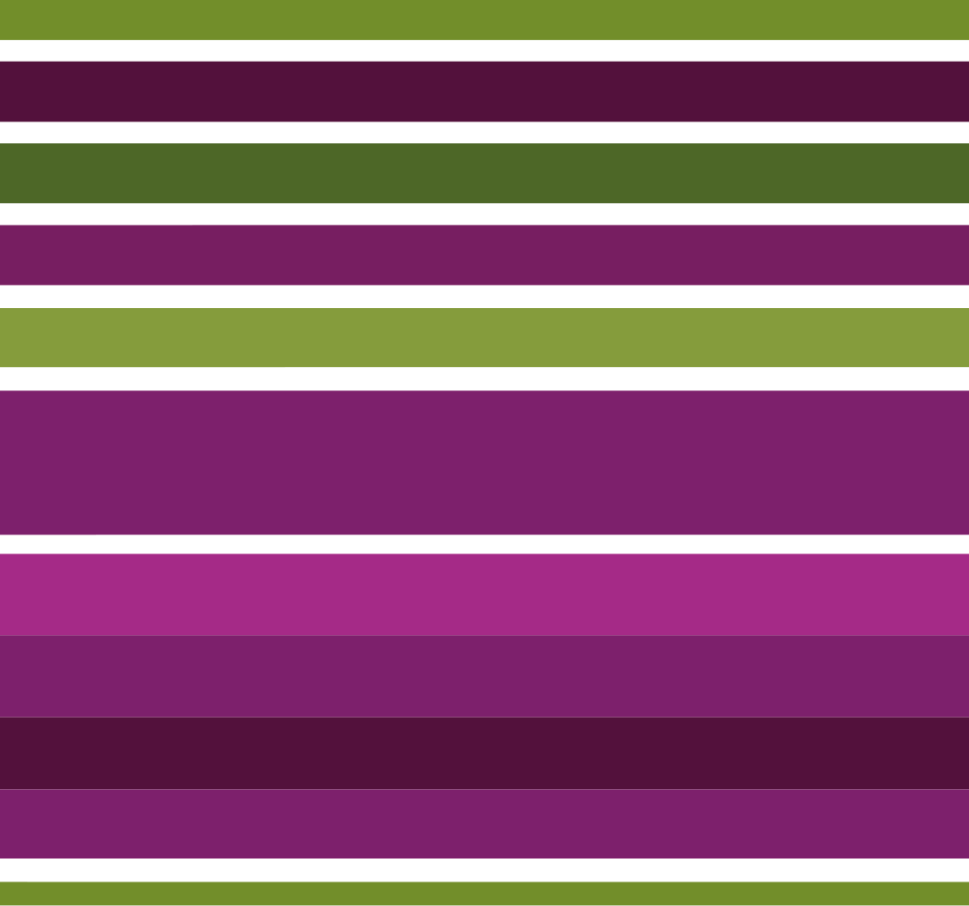 Bedroom vinyl rug in purple and green stripes - TenStickers
