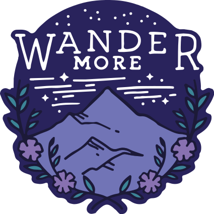 Nature vinyl rug hiking in mountains design - TenStickers