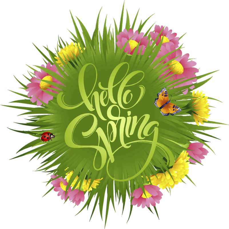 Spring field flower flower vinyl rug - TenStickers