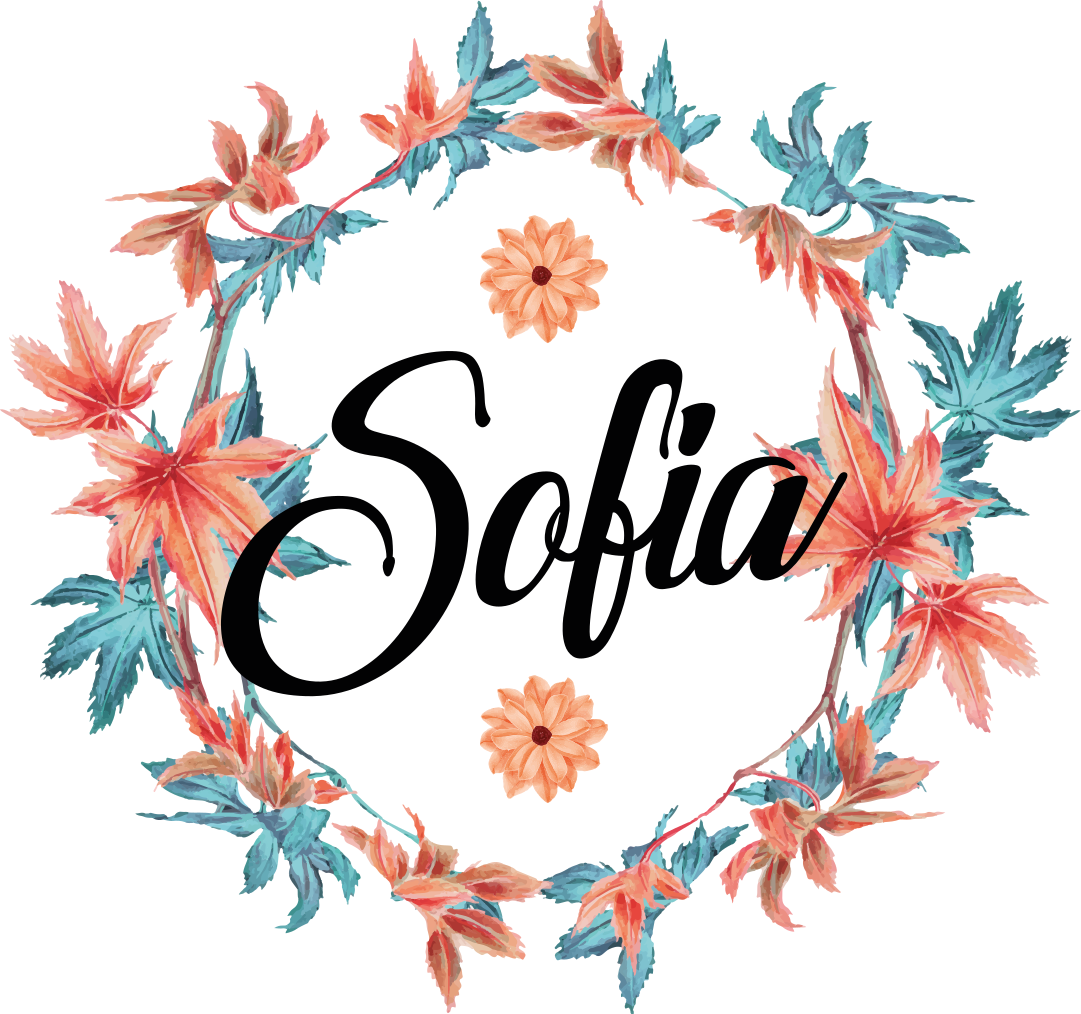 Flower vinyl rug autumn flower crown personalized - TenStickers