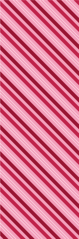 Bedroom vinyl rug with diagonal stripe pattern - TenStickers