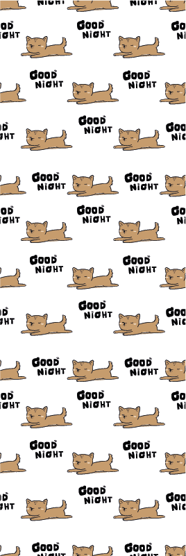 Bedroom vinyl rug cute dog sleeping - TenStickers