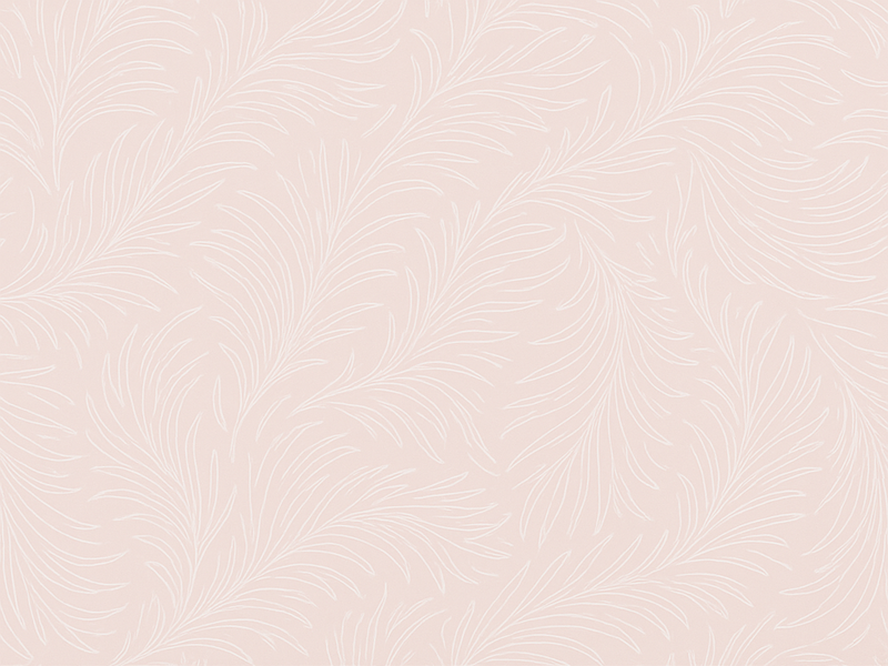 Soft pink botanical bedroom vinyl rug - TenStickers