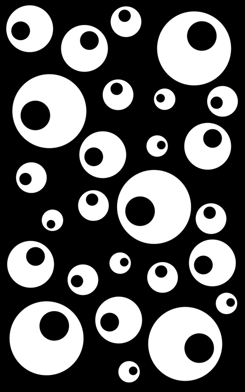 Geometric vinyl rug water beads - TenStickers