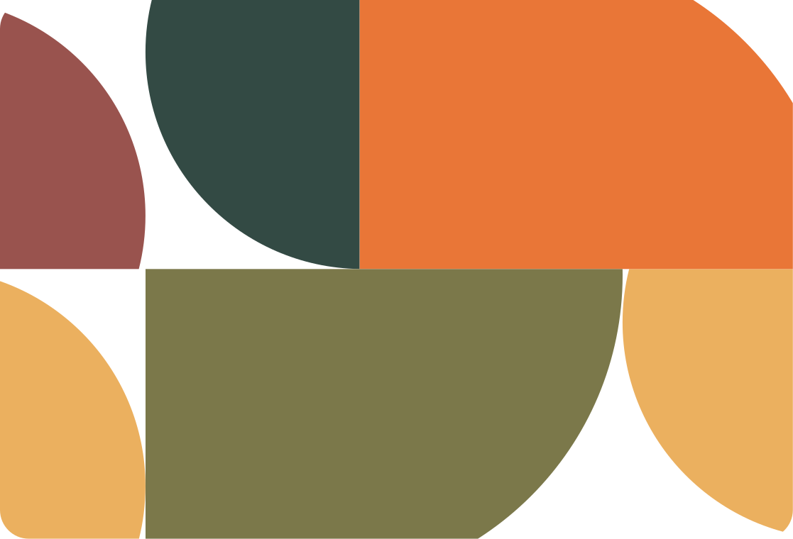 Geometric vinyl rug inspired by abstract art - TenStickers