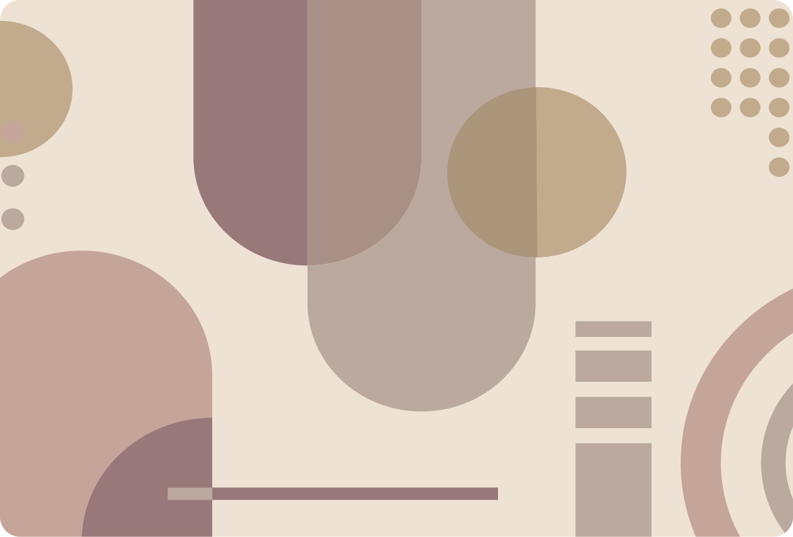 Brown geometric modern art geometric vinyl rug - TenStickers