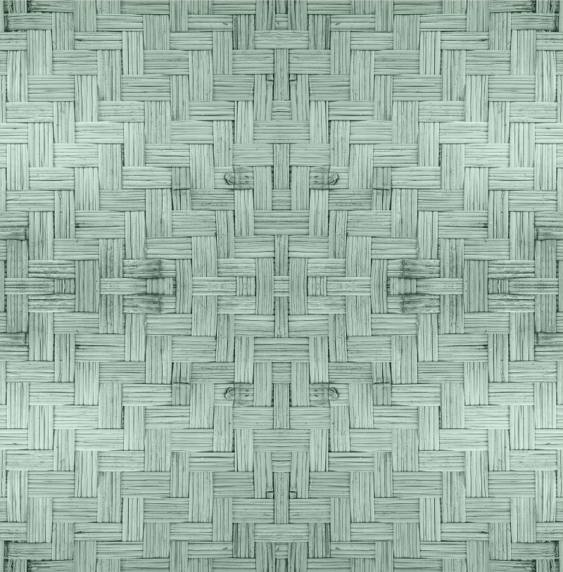 Geometric vinyl rug structured square - TenStickers