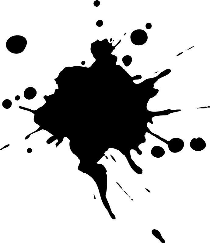 Geometric vinyl rug splash effect design - TenStickers