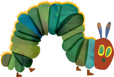 Kids vinyl rug the hungry caterpillar - TenStickers