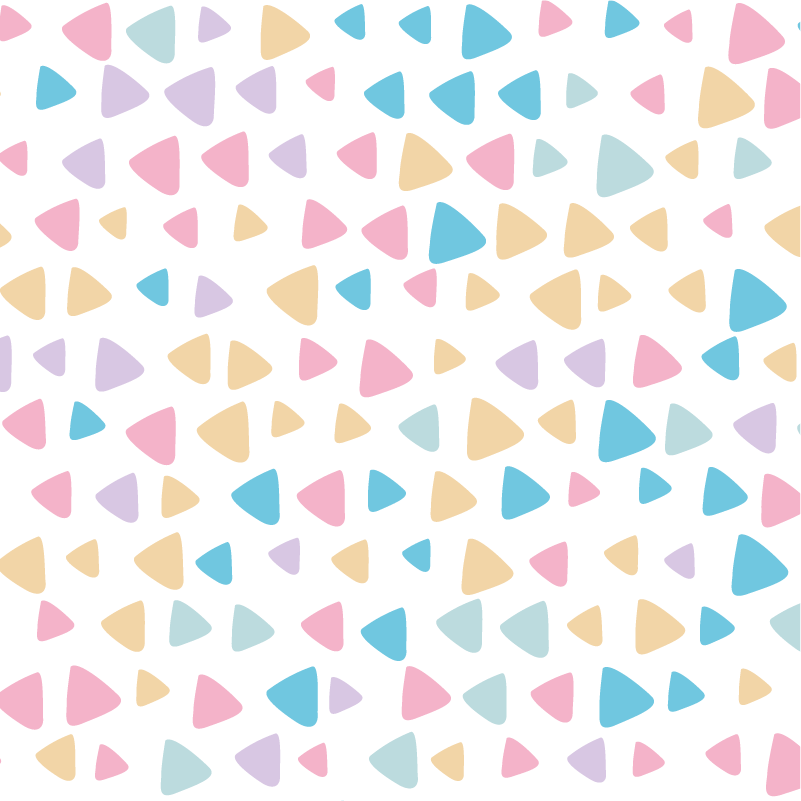 Kids vinyl rug pastel colored child pattern - TenStickers