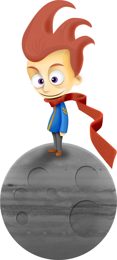 Kids vinyl rug portable little prince sticker - TenStickers