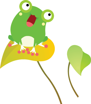 Kids vinyl rug singing frog design - TenStickers