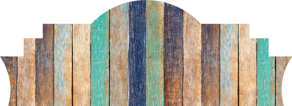 Bedroom vinyl rug with brown wood plank design - TenStickers