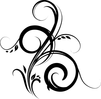 Bedroom vinyl rug decorative filigree plant adhesive - TenStickers